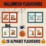 Halloween Alphabet Flashcards | Halloween Printables | Hal
