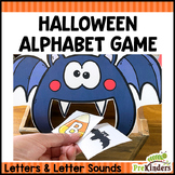 Halloween Alphabet Game, Feed Me Game, Literacy Center