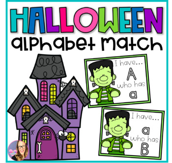 Preview of Halloween Alphabet Match "I Have, Who Has"