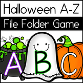 Halloween Alphabet Sort & Match File Folder Game