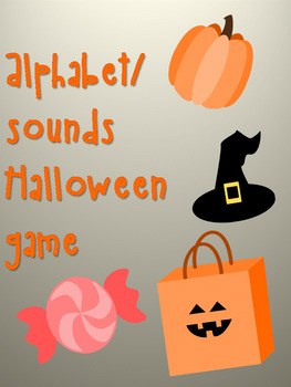 Preview of Halloween Alphabet/Sounds Game