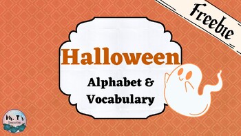Preview of Halloween Alphabet & Word Wall Words