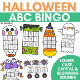 Halloween Alphabet and Beginning Sound BINGO Games Kinderg