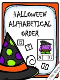 Halloween Alphabetical Order