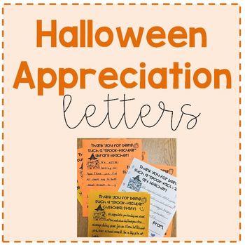 Preview of Halloween Appreciation Letter Templates