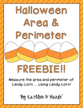 Preview of Halloween Area & Perimeter {FREEBIE}
