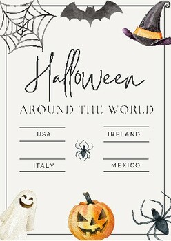 Preview of Halloween Around the World Comprehension Reading