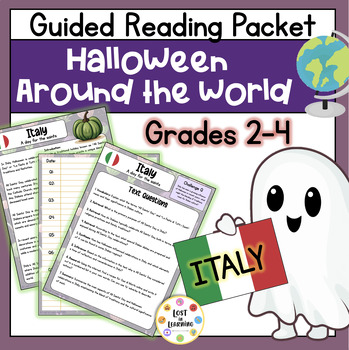 Preview of Halloween Around the World || Italy || Guided Reading Packet