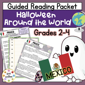 Preview of Halloween Around the World || Mexico- Dia de Muertos || Guided Reading Packet