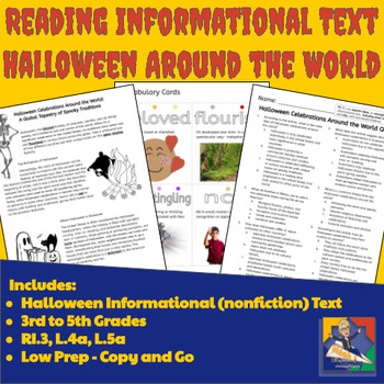 Preview of Halloween Around the World - Reading Informational Text
