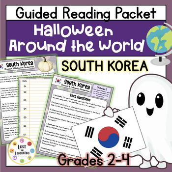 Preview of Halloween Around the World || South Korea || Guided Reading Packet