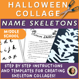 Halloween Art Activity for Middle School- Fall Skeleton Co