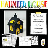 Halloween Art Lesson Plan -  Haunted House