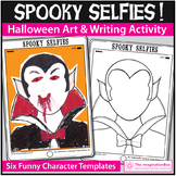 Halloween Art Project, Spooky Selfies Art and Creative Wri
