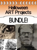 Halloween Art Projects for high school - BUNDLE!
