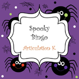 FREE: Halloween Bingo Articulation K
