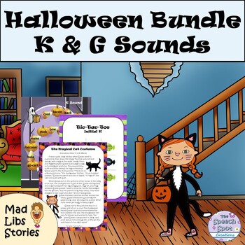 Halloween Articulation Activity BUNDLE: K & G Sounds | TpT