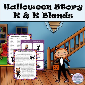 Halloween Articulation Story for Speech Carryover: K & K Blends | TPT