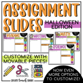 Halloween Assignment Slides | Google Slides & PowerPoint |