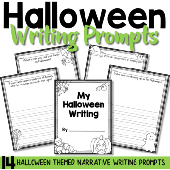 Preview of Halloween Writing Prompts - Narrative Writing