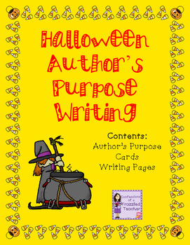 Halloween Author's Purpose