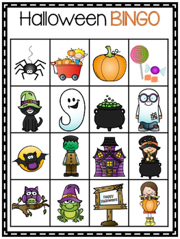 Halloween BINGO by Lauren's Learning Corner | Teachers Pay Teachers