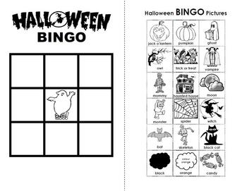 Halloween BINGO Activity (for Kindergarten to Grade 3) | TpT