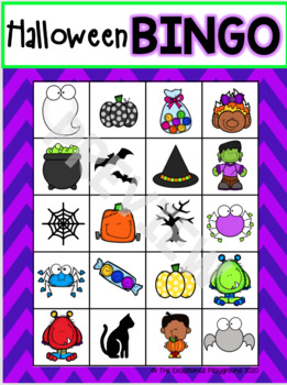 Halloween BINGO Game by The Exceptional Playground | TPT