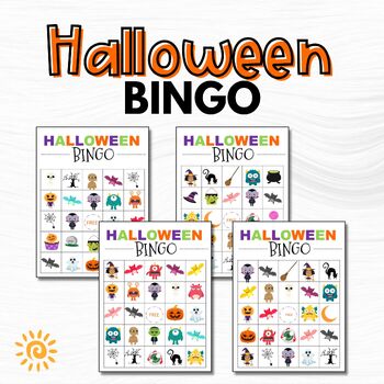 Halloween BINGO - Monsters by Seasonal Homeschooling | TPT