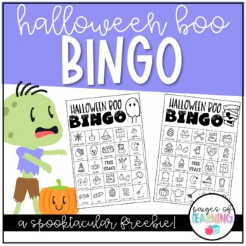 Preview of Halloween "BOO" Bingo [A Spooktacular Freebie]
