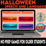 Halloween BOOM CARDS Speech and Language | Halloween Games