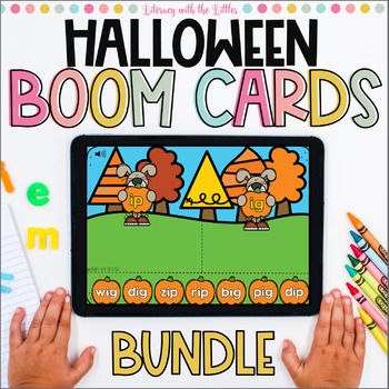 Preview of Halloween BOOM Cards Bundle | Digital Task Cards | Distance Learning