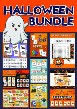 Preview of Halloween BUNDLE. Activities. Reading. Speaking. Games