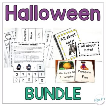 Preview of Halloween BUNDLE - Make Teaching Reading, Math, Language a Breeze!