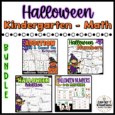 Halloween BUNDLE - Math Worksheets - Addition - Numbers