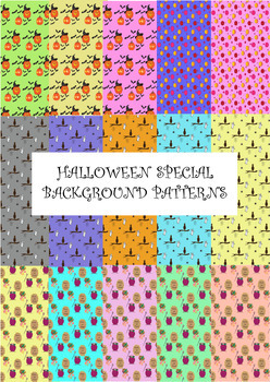 Preview of Halloween Backgrounds/Patterns/Wallpapers