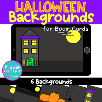 Preview of Halloween Backgrounds for Boom Cards