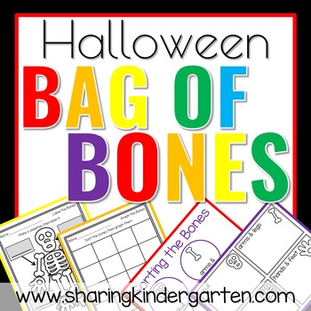 Preview of Halloween Bag of Bones Freebie File