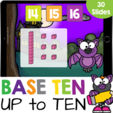 Halloween Base 10 (Ten): Counting How Many to 20 Kindergar