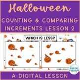 Halloween Basic Math Counting Two Increments & Comparing F