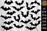 Halloween Bat Silhouette Clip Art