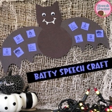 Halloween Bat Speech Therapy Craft