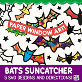 Halloween Bats Art Activity Preschool | Fall Paper Cricut 