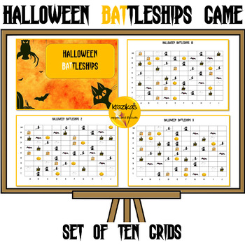Preview of Halloween Battleships - Coordinates Game
