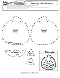Halloween Bean Bag Pattern: Jack-o-Lantern
