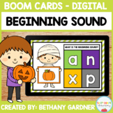 Halloween Beginning Sounds - Boom Cards - Distance Learning