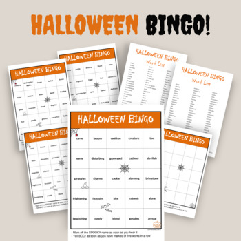 Preview of Halloween Bingo!