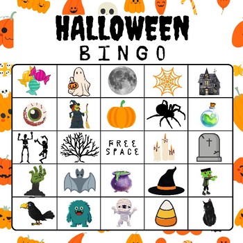 Halloween Bingo and Pumpkin Activity by Speechie Genie | TPT