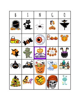 Preview of Halloween Bingo