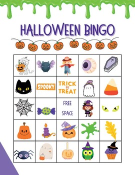 Halloween Bingo by Aspen Lane Stationery | TPT